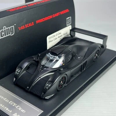1/43 Scale HPI Toyota GT-One Plain Color Model Black 8150 - Image 1 of 2