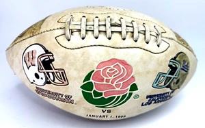 1999 Rose Bowl ABC Championship Series Wisconsin vs UCLA Memorabilia Football - Picture 1 of 14