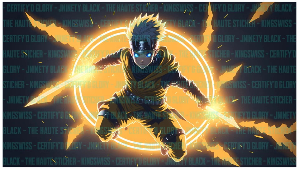 Digital Image Photo Wallpaper Background AI Art Anime Naruto Star Wars Style - image 1 of 1