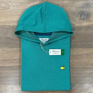 2025 MASTERS by Peter Millar Men's Golf Performance Pullover Hoodie Green NEW - Picture 1 of 6