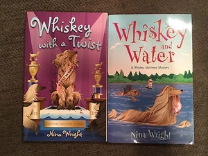 LOT 2 Nina Wright Books, Mystery, "Whiskey and Water"/"Whiskey with a Twist" - Imagen 1 de 10