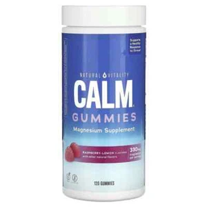 2 X Natural Vitality, CALM, The Anti-Stress Gummies, Frambuesa-Limón Sabor, 120 - Imagen 1 de 2