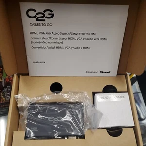 Cables To Go C2G HDMI, VGA e Audio a HDMI Convertitore Switch 40814 Nuovo con scatola - Foto 1 di 8