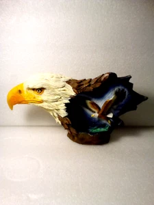 Classic Wildlife Collection ~ Double Eagle Statue Figurine ~ 6" X 11" Patriotic - Picture 1 of 4
