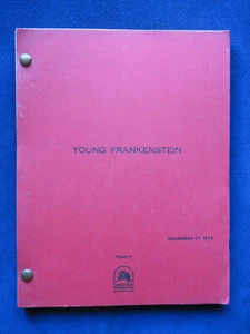 SCRIPT ORIGINALE per YOUNG FRANKENSTEIN di MEL BROOKS & GENE WILDER - Foto 1 di 5