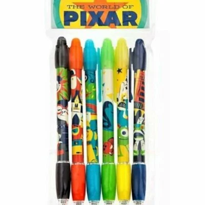 JUEGO DE BOLÍGRAFOS DISNEY EL MUNDO DE PIXAR (6) - NUEVO Foto 1 de 2