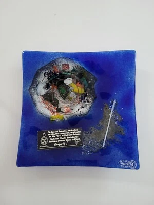 GLASSCHALE, Anactacia Glas Design, Hand Made in Greece, Abstrakte Kunst, Deko - Bild 1 von 4