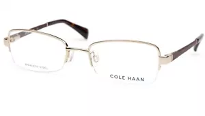 NUOVO COLE HAAN CH5003 717 MONTATURA OCCHIALI ORO 50-18-135mm B32mm - Foto 1 di 10