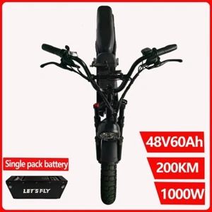High Power Adult Ebike 1000W 48V 49.5AH Electric Bicycle 33MPH 120Miles Range - Picture 1 of 26