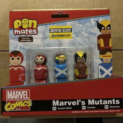 Marvel Comics: Marvel’s Mutants - Juego de regalo Pin-Mate de 3 piezas de Entertainment E! Foto 1 de 4