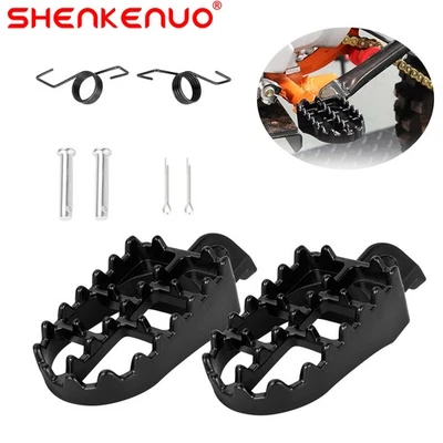 Nuevo pedal estriberas para moto de cross YAMAHA PW50 PW80 TW200 Honda XR/CRF 50 CRF70 Foto 1 de 4