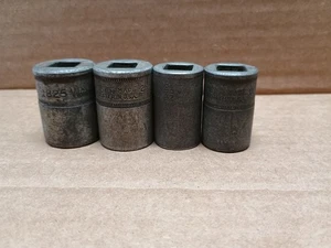 Walden-Worcester 12 Point Deep Socket Lot 1/2" Drive 13/16-11/16-25/32/32USA Vtg - Picture 1 of 4
