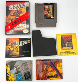 Retro 198 "98 Eyes" Nintendo Entertainment System NES CIB W/poster & Mint box