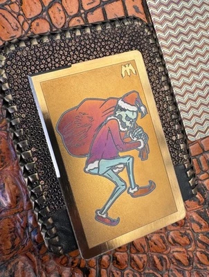 Cuchillos Mummert - Tarjeta de corte dorado “El Grincho” - NUEVO Foto 1 de 4