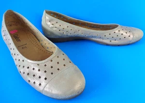 Gabor Wallaby AU 6,5 US 9M beige Wildleder Obermaterial mit rosiggoldenem Overlay - Bild 1 von 10