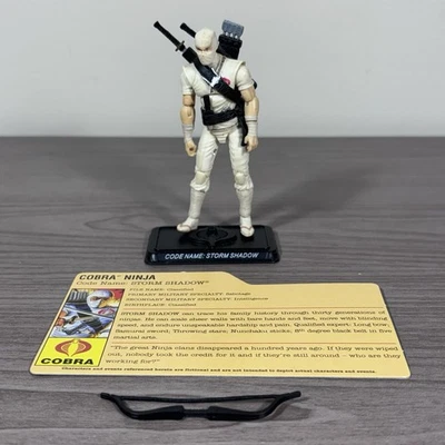 Storm Shadow v21 25 aniversario G.I. Figura de acción Hasbro Joe 2007 Foto 1 de 4