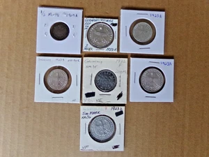 Pequeño lote de varias monedas antiguas de Alemania - Imagen 1 de 2