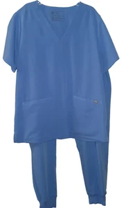 FIGS CEIL BLUE SCRUB TOP 2 POCKET JOGGINGHOSE DAMEN GR XL - Bild 1 von 2
