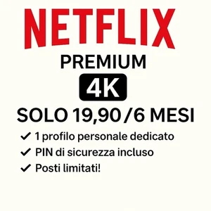 SUPER OFFERTA! Netflix 6 Mesi - Afbeelding 1 van 1