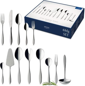 Villeroy & Boch Arthur Besteckset 68-tlg. für 12 Personen aus Edelstahl - Bild 1 von 5