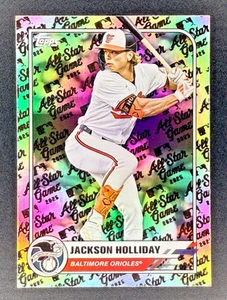 JACKSON HOLLIDAY, 2025 Topps All-Star Game Rainbow Foil, BALTIMORE ORIOLES 🔥 - Picture 1 of 2