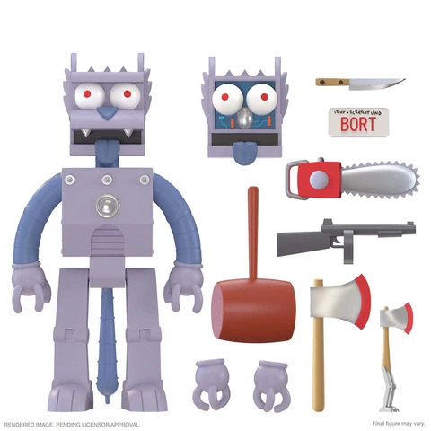 Super7 Ultimates 7-inch Series The Simpsons - Scratchy Robot Cover