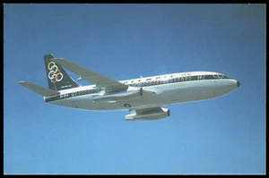 >>> Griechenland, Postkarte, Olympic Airways, Boeing 737 - 200 <<< - Bild 1 von 2