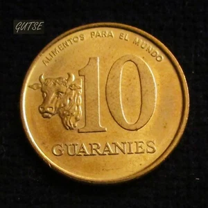 PARAGUAY, 10 GUARANÍES 1996, CABEZA DE VACA, SIN CIRCULAR. - Imagen 1 de 2