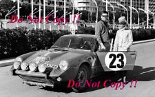 Simo Lampinen & Arne Hertz Saab Sonett II Monte Carlo Rally 1969 Photograph