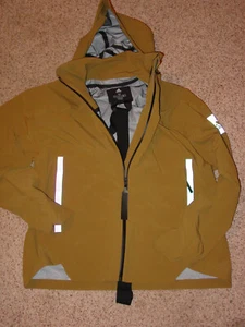 2020 Mens Adidas Myshelter GK8683 Wild Moss Hooded Rain Jacket! Size M - Picture 1 of 11