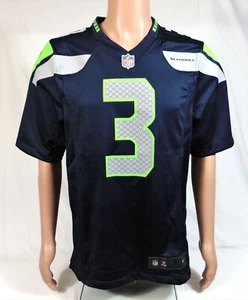 Nike NFL Seattle Seahawks Russell Wilson #3 Home Football Jersey Sz S NEW RARE - Picture 1 of 5