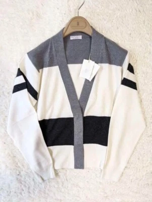 Brunello Cucinelli Tops Sweater Women Size XS Wool cashmere Silk — 第 1/4 张图片