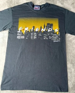 Friends TV Show Logo Graphic T-Shirt NBC Experience Store Mens Sm Black Cotton - Picture 1 of 7