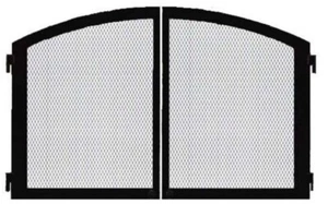 Monessen VC32CDB Cabinet Doors 32” black W/ Screen FOR BDV400,VDB400 Series - Picture 1 of 1