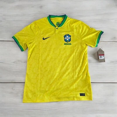 Camiseta de fútbol Brasil 22/23 local Nike Vapor Match DN0680-742 para hombre talla L nueva con etiquetas Foto 1 de 4