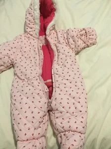 Girls Snowsuit 3-6 Months - Picture 1 of 2