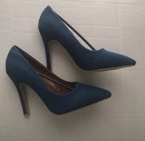 Blue Indigo High Heels - Picture 1 of 1
