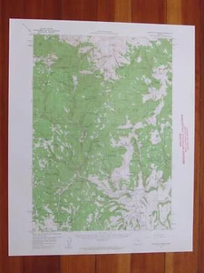 Sawtooth Creek Oregon 1960 Original Vintage USGS Topo Map - Picture 1 of 1