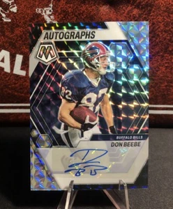 Panini Mosaic Prizm Don Beebe 2023 automático #AM-DB Bills - Imagen 1 de 2