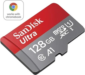 SanDisk Ultra 128GB Micro SDXC SD XC Class 10 100MB/s Memory Card SDSQUAR-128G - Picture 1 of 2