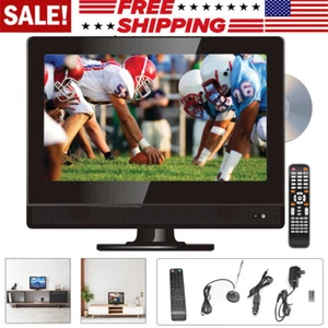 13.3" Widescreen LED HDTV Built-in DVD Player with HDMI & USB VGA RCA DVD Inputs - Picture 1 of 10