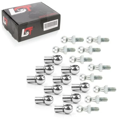 10X Ensemble Boules Boule Tête Boule Pan M8 10Mm Amortisseur À Gaz Pour DAEWOO - Photo 1/4