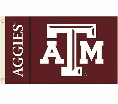 Texas A&M Aggies 3' x 5' Flag College NCAA Licensed with grommets Cover