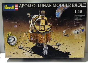 REVELL 1:48 KIT  APOLLO LUNAR MODULE EAGLE + COLORI, COLLA E PENNELLO  ART 04828 - Foto 1 di 3