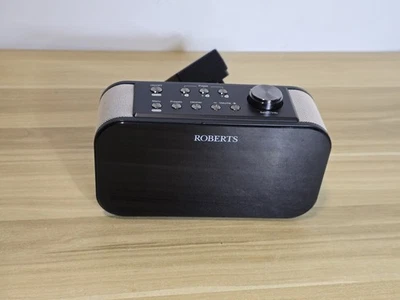 Roberts Ortus 3 Black DAB FM Digital Radio Alarm Clock & Power Lead - Image 1 of 4