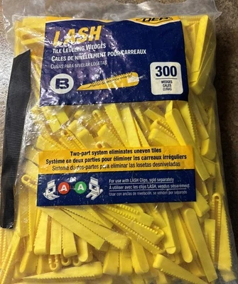 QEP Tile Leveling Wedges Yellow - 300 Pack - Image 1 of 2