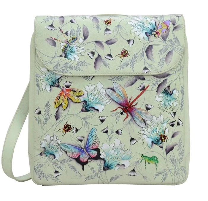 Anuschka Large Convertible Backpack 661 Wondrous Wings One Size