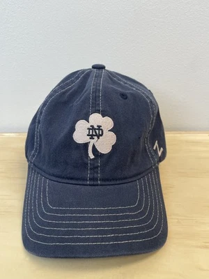 Notre Dame Fighting Irish Hat Cap Strap Back NCAA Zephyr Clover Logo Dad Hat Men - Image 1 of 4