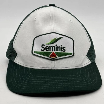 Parche de sandía Seminis Richardson Snapback sombrero de camionero verde blanco malla trasera Foto 1 de 4