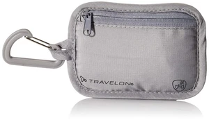 Rfid Blocking Clip Stash Pouch Travel Tote, Gray - Picture 1 of 2